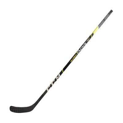 Ключка CCM Tacks AS3 PRO SR доросла, L, загин 29, твердість 85, чорний/жовтий, AS3PRO-SR-L2985