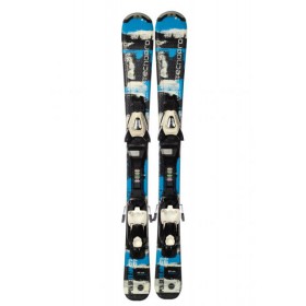 Лижі дитячі Tecnopro Pulse Team 90 Black-White-Blue Б/У (1078390505)