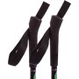 Лижі бігові в комплекті з палицями Snowpower SK-0881-150B сіро-помаранчевий 150 см