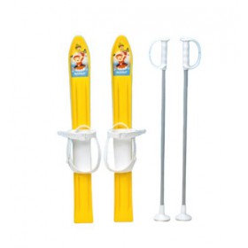 Лыжи детские KIDS SKI 60 cm желтые 6098 (TSI)