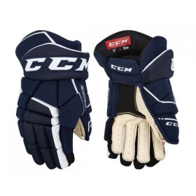 Краги CCM TACKS 9040 JR підліткові, Розмір 12', синій/білий, 9040-JR-12-NW