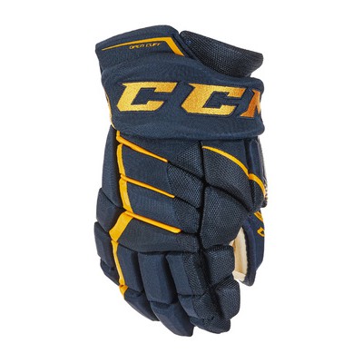 Краги CCM JETSPEED FT390 SR дорослі, Розмір 15', синій, золотий, JS390-SR-NG-15