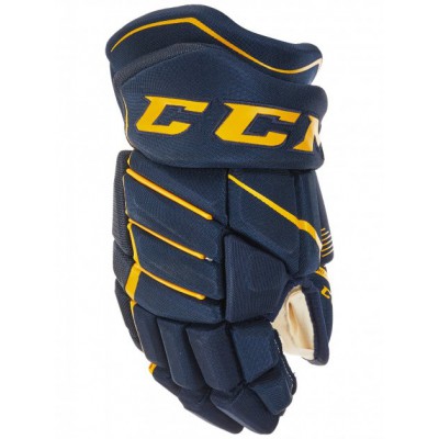 Краги CCM JETSPEED FT370 SR дорослі, Розмір 14 ', синий / жовтий, JS370-SR-14-NSF