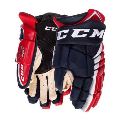 Краги CCM Jetspeed FT4 Pro SR дорослі, Розмір 14, синій/червоний/білий, FT4PRO-SR-NRW-14