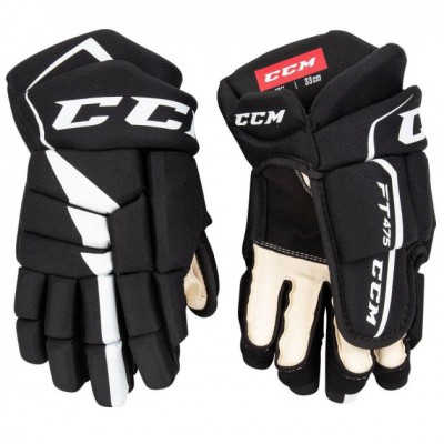 Краги CCM Jetspeed FT475 SR дорослі, Розмір 13', чорний, FT485-SR-BW-14