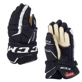 Краги CCM TACKS 9060 JR підліткові, Розмір 11', чорний/білий, 9060-JR-11-BW