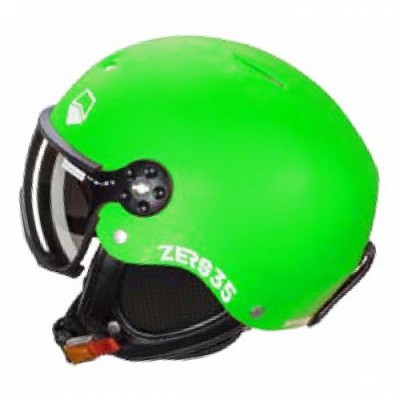 Гірськолижний шолом HMR helmets Colori H3 з визором M (55-57) зелений Neon green 018-M/S