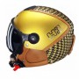 Гірськолижний шолом HMR helmets Emotions H3 з визором M (55/57) жовтий Yellow Gold 143-M/S