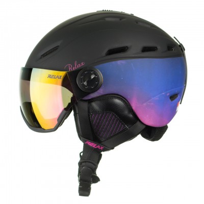 Шолом гірськолижний Relax Prevail Visor M Black (SKL35-239122)