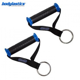 Ручки для еспандерів та тренажерів зі сталевим кільцем Bodylastics (2 шт)