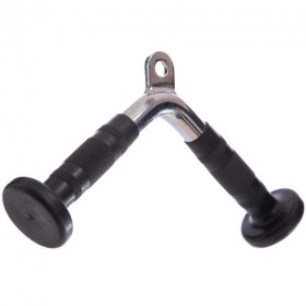 Ручка для тяги на трицепс W-подібна гумова 30x44 см NT044