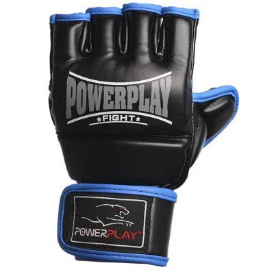 Рукавички MMA PowerPlay 3058 S Black/Blue (PP_3058_S_Black/Blue)