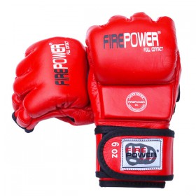 Рукавички MMA FirePower FPMG3 (L/XL) Червоні