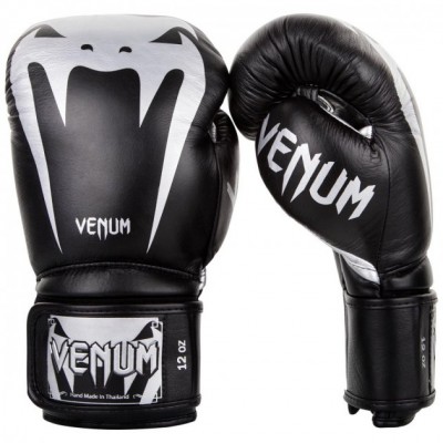 Боксерські рукавиці Venum Giant 3.0 Boxing Gloves Black Silver (VENUM-2055-128-12 oz)