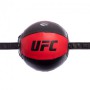 Пневматічна боксерська груша UFC На розтяжках надувна Чорно-червоний (UHK-69749)