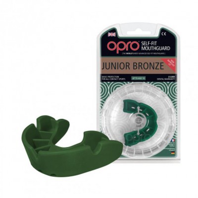 Капа OPRO Junior Bronze Green (art.002185003)