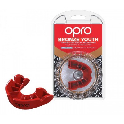 Капа OPRO Junior Bronze Red (art.02221003)