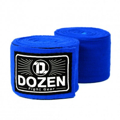 Боксерські бинти еластичні Dozen Monochrome Ultra-elastic Hand Wraps довжина 2,75 метра Синій DZN-HW200907