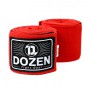 Боксерські бинти полуэластичные Dozen Monochrome Semi-elastic Hand Wraps Red 3,75 м