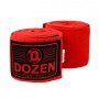 Боксерські бинти полуэластичные Dozen Monochrome Semi-elastic Hand Wraps Total Red 3,75 м