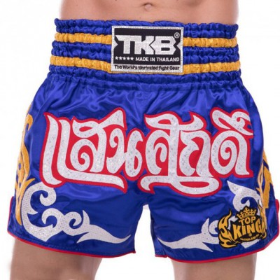 Шорты для тайского бокса и кикбоксинга TKTBS-056 Top King Boxing XS Синий (37551094)