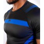 Рашгард з коротким рукавом Venum Nogi 3.0 Short Sleeves Rashguard Black Blue (VENUM-04236-101-XL)