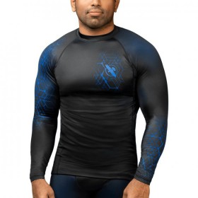 Рашгард Hayabusa Geo Long Sleeve Rashguard Blue (HGLS-BL-XL)