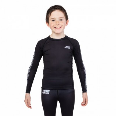 Дитячий рашгард Tatami Kids Vengeance Long Sleeve Rash Guard Black (ven-ls-blk-rash-kid-12-13)