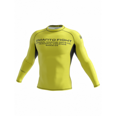 Рашгард MANTO Long Sleeve Rashguard Future Yellow (MNR498-YEL-XL)