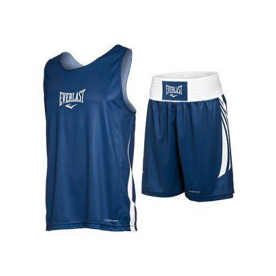 Боксерська форма Everlast Elite Competition Blue Розмір: XL Синя