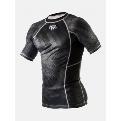 Рашгард Peresvit Immortal Silver Force Rashguard Short Sleeve Black Rain (401021-103-M)