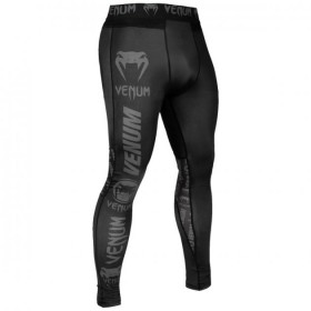 Компресійні штани Venum Logos Tights Black Black (VENUM-03448-109-L)