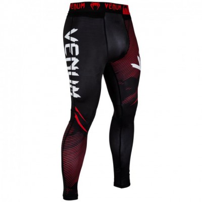 Компресійні штани Venum NoGi 2.0 Spats Black Red (VENUM-03596-001-M)