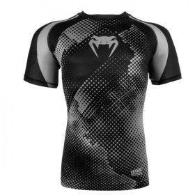 Компресійні футболка Venum Technical Compression T-shirt Short Sleeves Black Grey (VENUM-02762-109-L)