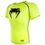 Компресійна футболка Venum Contender 3.0 Compression T-shirt Short Sleeves Yellow/Black (VENUM-03134YB-M)