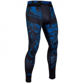 Компресійні штани Venum Devil Spats Blue Black (VENUM-03625-198-M)