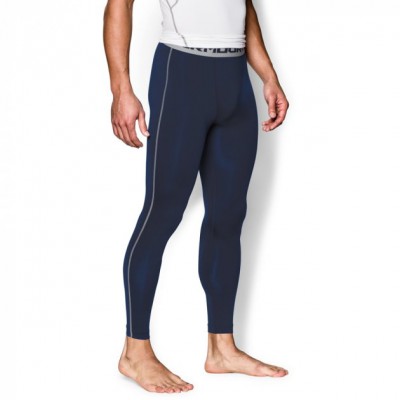 Компресійні штани Under Armour HeatGear Armour Compression Leggings Navy (1257474-410-XL)