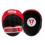 Лапи TITLE Gel Vortex Micro Mitts один розмір чорний/червоний (4079)