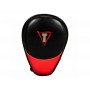 Лапи TITLE Fist Boxing Extended Punch Mitts один розмір чорний/червоний (4839)