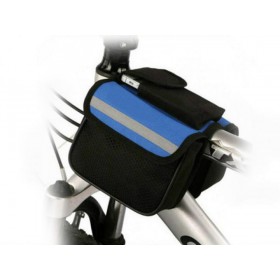 Велосипедна сумка BauTech Roswheel На раму, 2 відділення + кишеня Синій (1001-045-02)