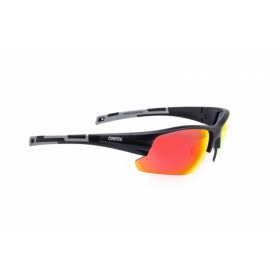 Окуляри ONRIDE Lead 20 матові чорні з лінзами Revo Red 17%