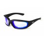 Окуляри захисні фотохромні Global Vision KickBack Photochromic (G-Tech™ blue) Anti-Fog, сині дзеркальні