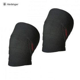Колінні бинти еластичні Harbinger Power Knee Wraps 46700 Black (183 см)