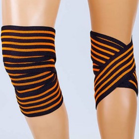 Бинти на коліна CrossGym для присідань 1 шт., код: TA-312