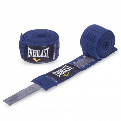 Бинты боксерские (2шт) хлопок EVERLAST P00000157 (l-4,5м, синий)