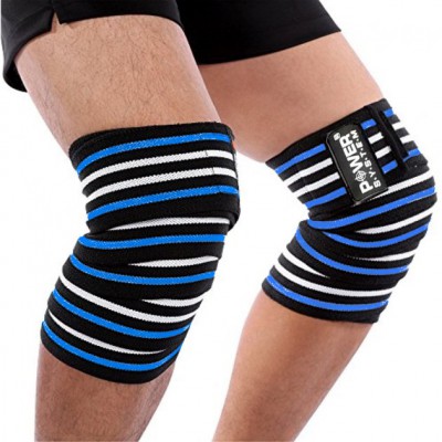 Бінти на коліна Power System Knee Wraps PS-3700 Blue/Black