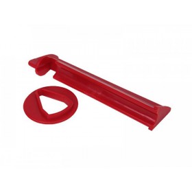 Зажим для заміни наклейки червоний