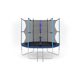 Батут із сходами Hop-Sport 8FT (244 см) з внутрішньої сіткою (HS-BATUT-8FT-VS)