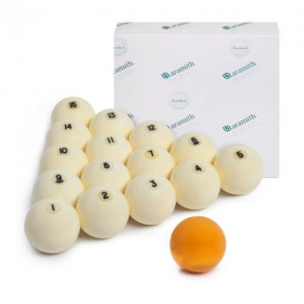 Більярдні кулі для піраміди Aramith Standart 60мм жовтий биток