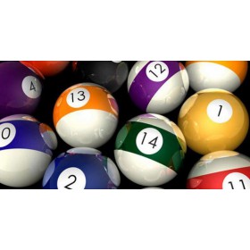 Кулі більярдні D68мм кольорові